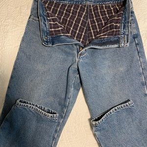 LL Bean Flannel Lined Jeans
